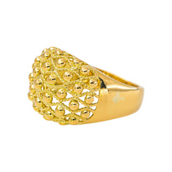Bague Dôme en or jaune