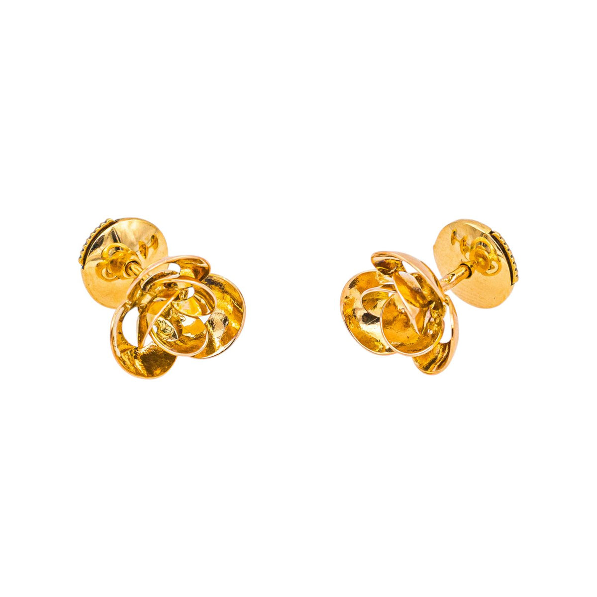 Boucles d'oreilles Puces Or rose