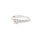 Bague solitaire Cartier diamants en platine