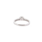 Bague solitaire Cartier diamants en platine