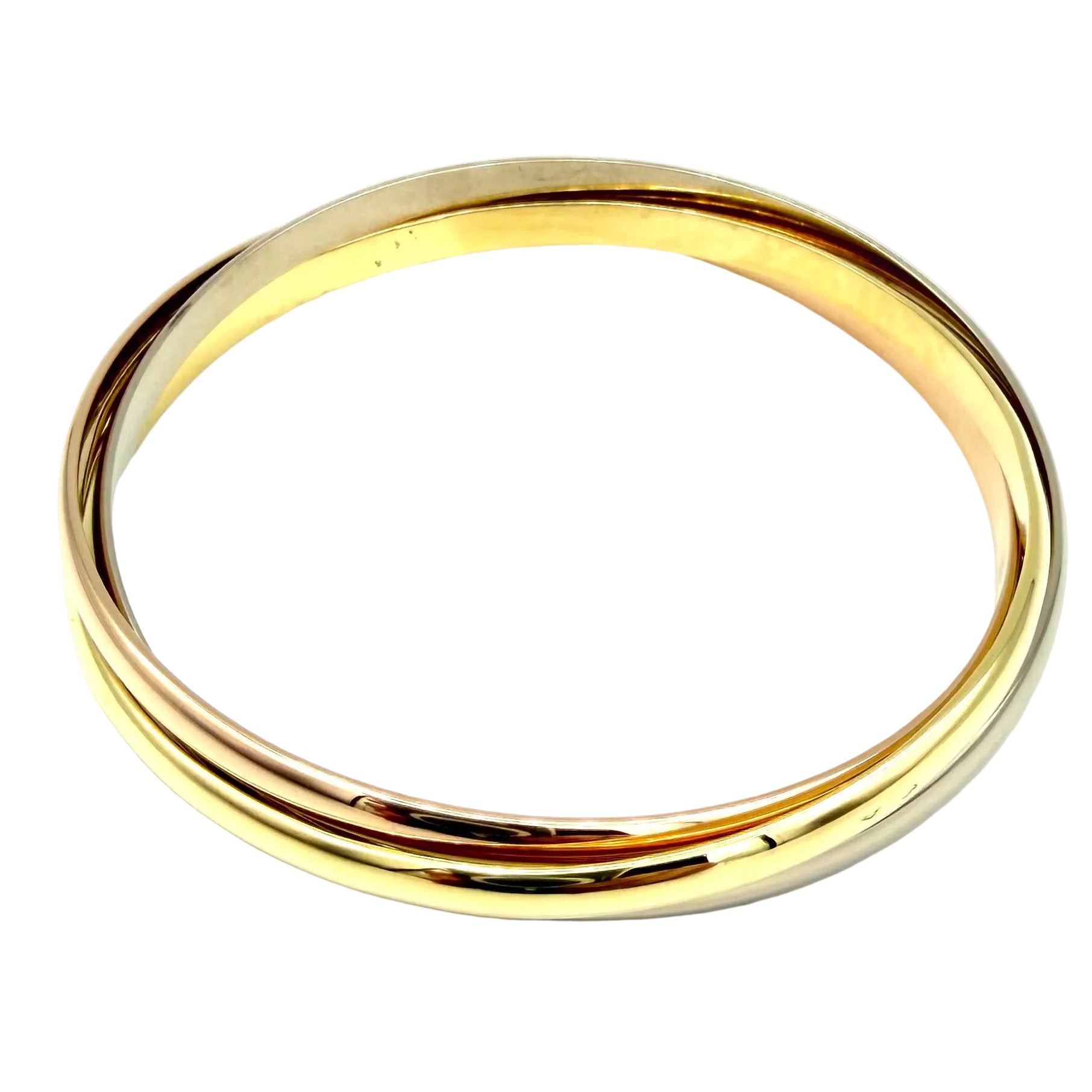 Bracelet CARTIER "Trinity" MM en or blanc, or jaune et or rose