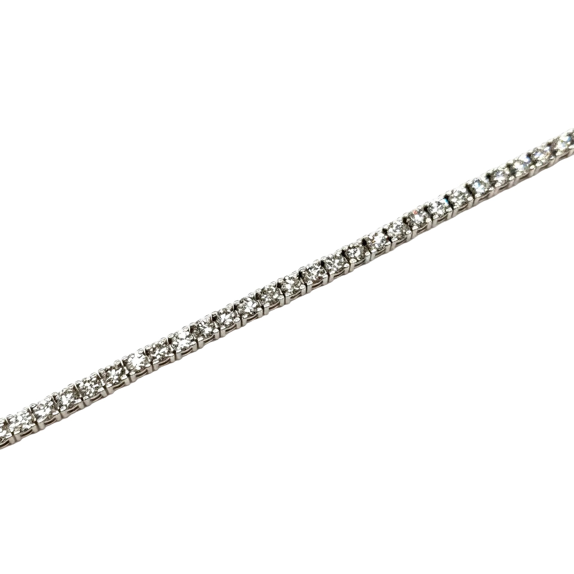Bracelet Ligne en or blanc et diamants