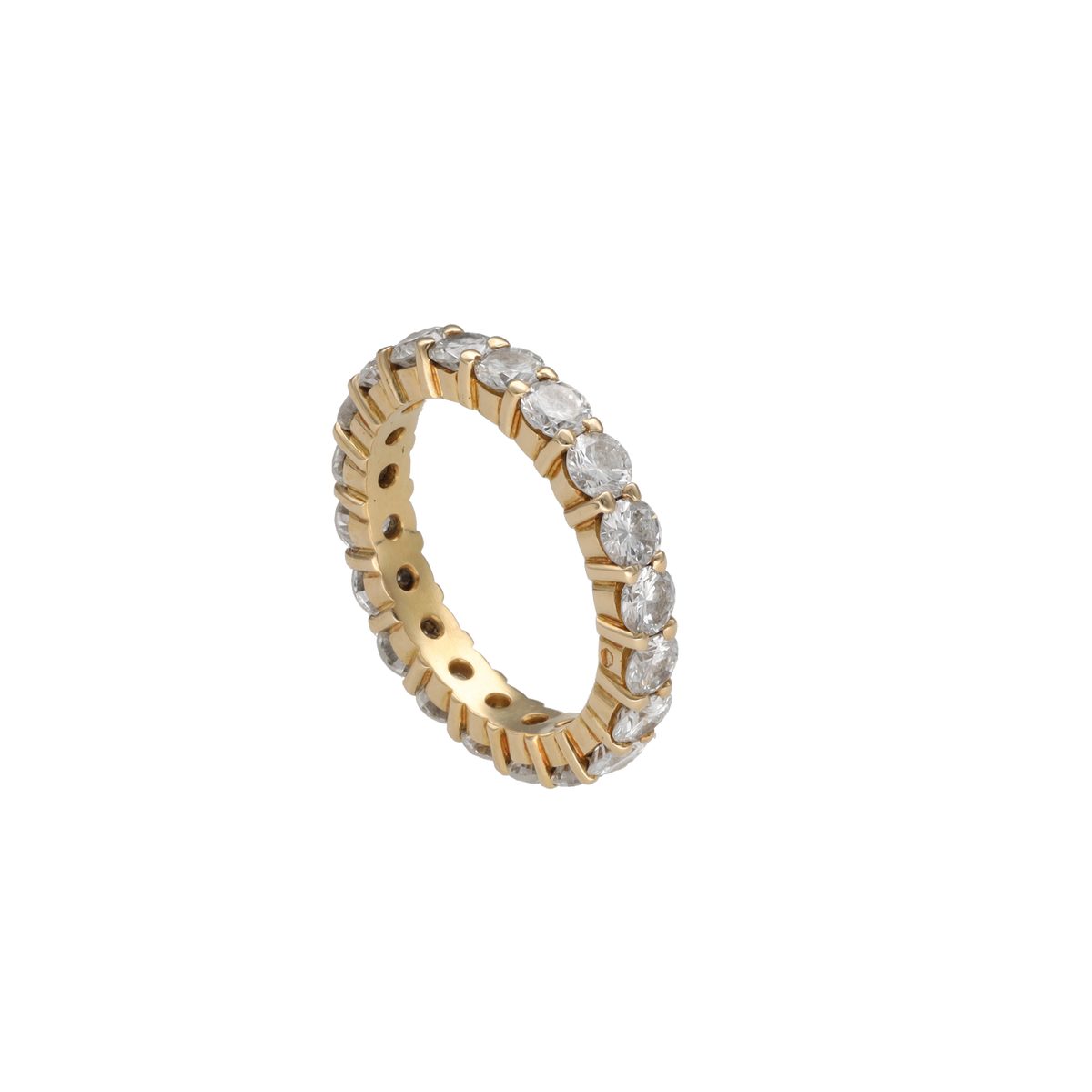 Bague Alliance en or jaune et diamants