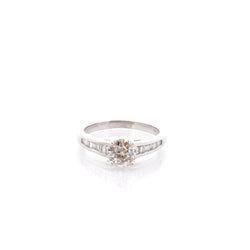 Solitaire diamant 0,95ct H/VS2
