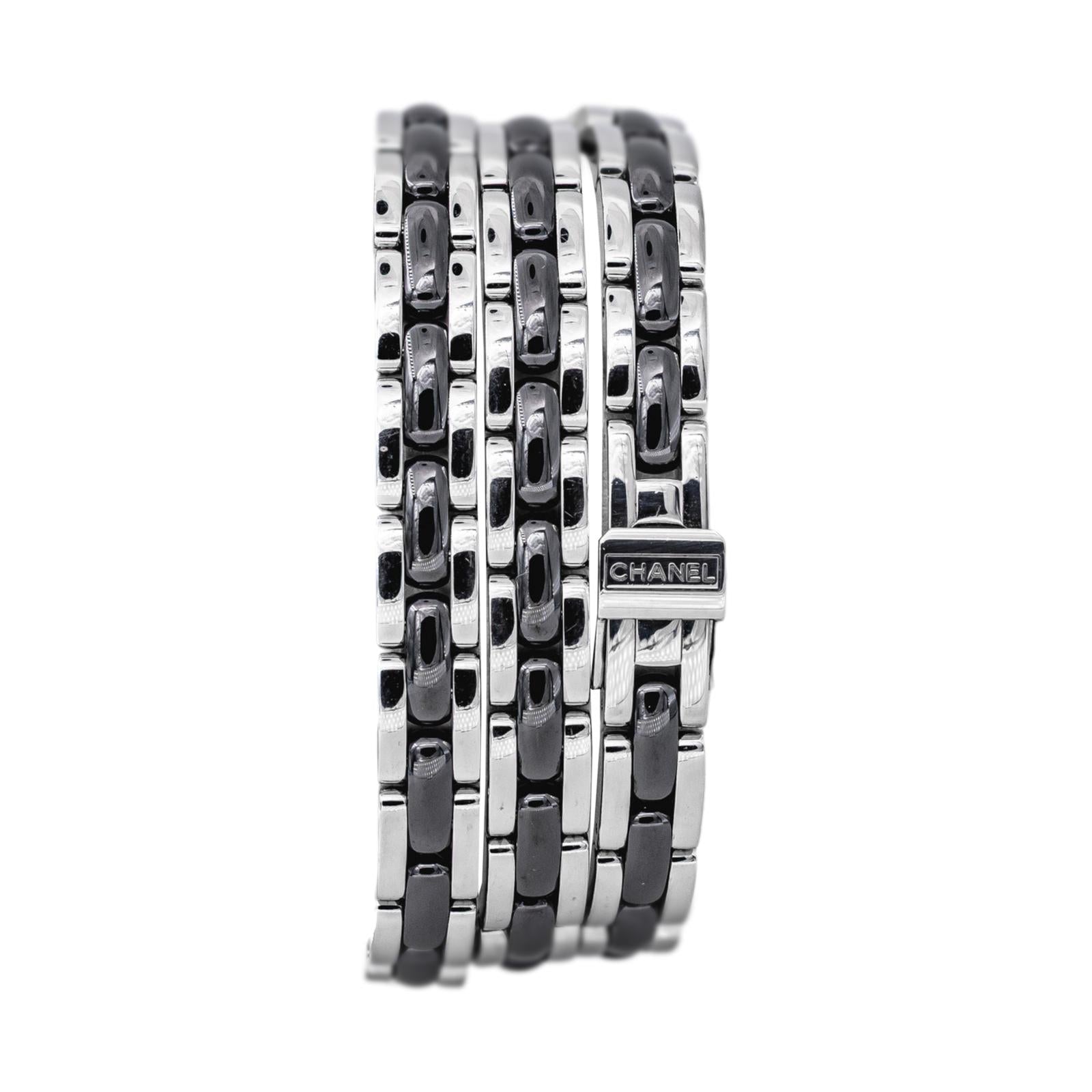 Montre CHANEL Première Céramique en acier, céramique  et diamants