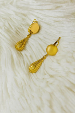 Boucles d'oreilles Pendantes en or jaune