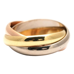Bague Alliance CARTIER "Trinity" en or blanc, or jaune et or rose