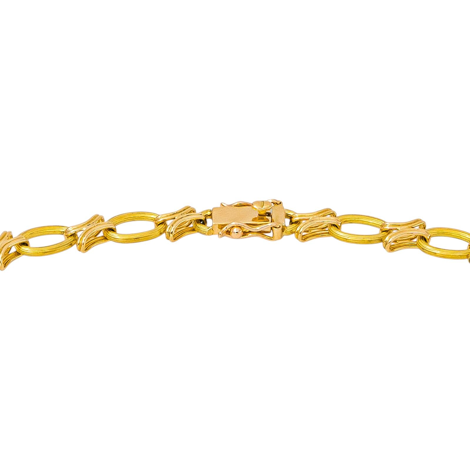 Collier Maille ovale Or jaune