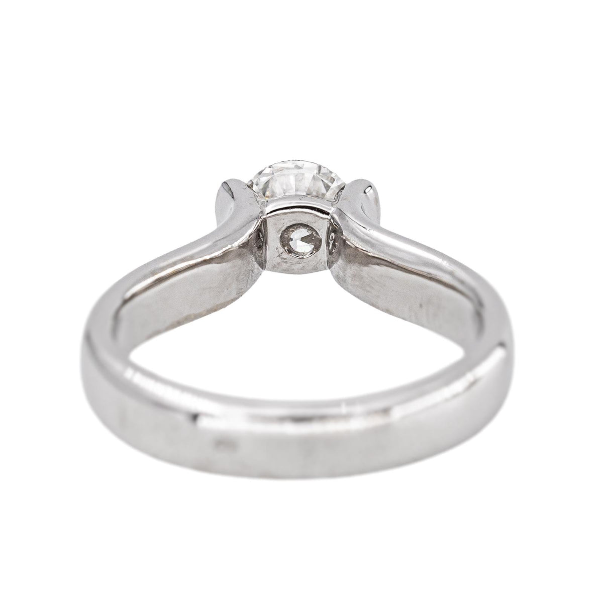 Bague Solitaire Or blanc Diamant