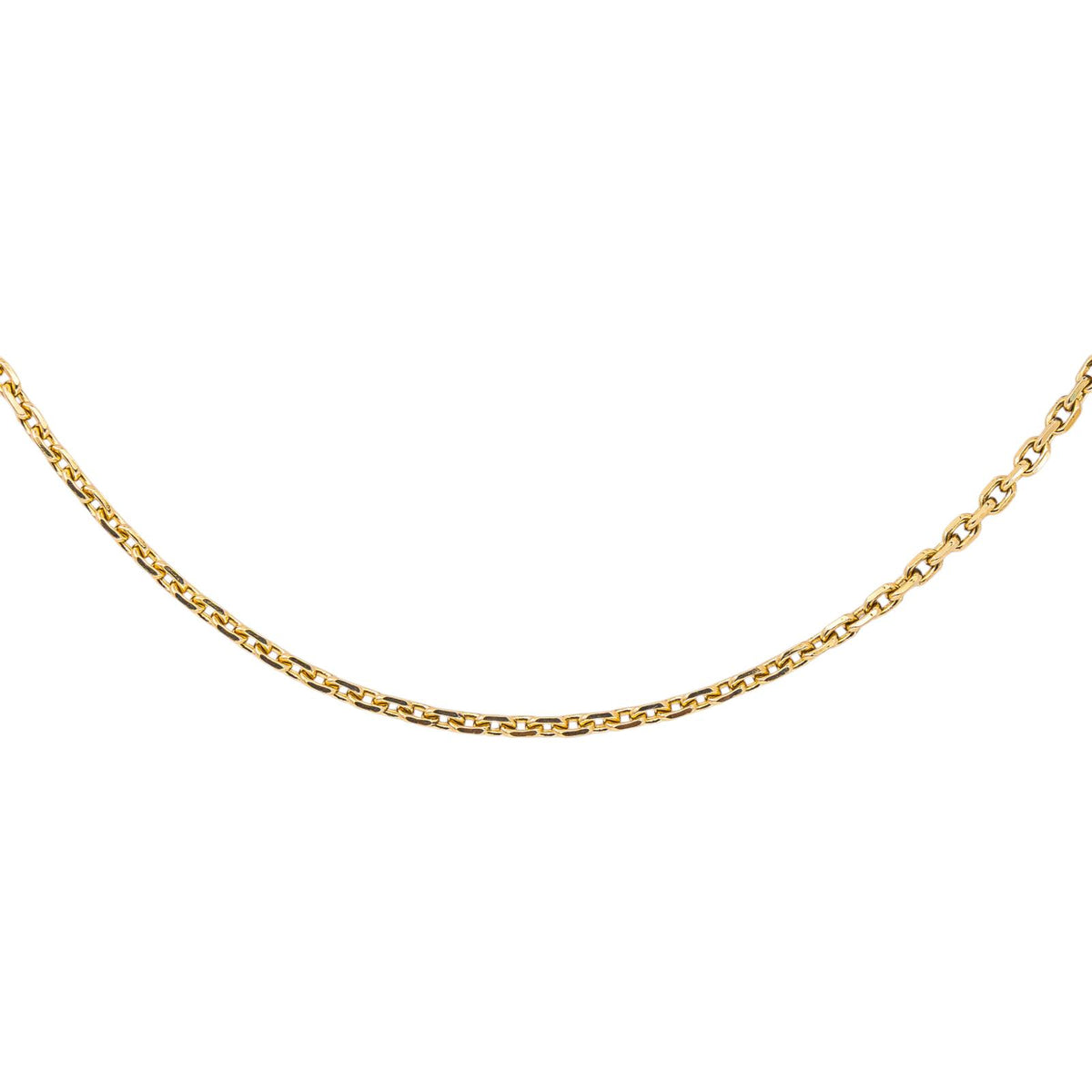 Collier maille Forçat Or jaune