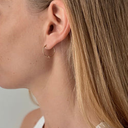 Boucles d'oreilles Créoles en or jaune