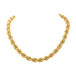 Collier Maille corde Or jaune