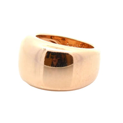 Bague jonc signée Cartier en or 18k