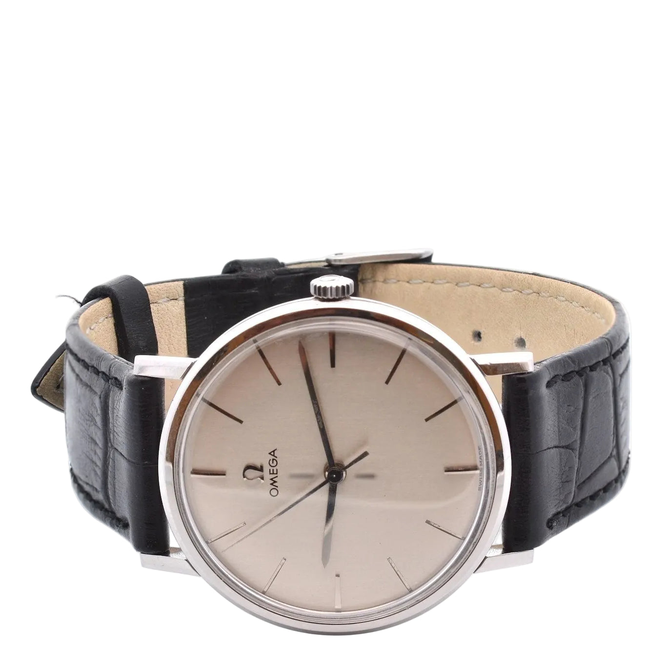 Montre Omega mécanique en acier