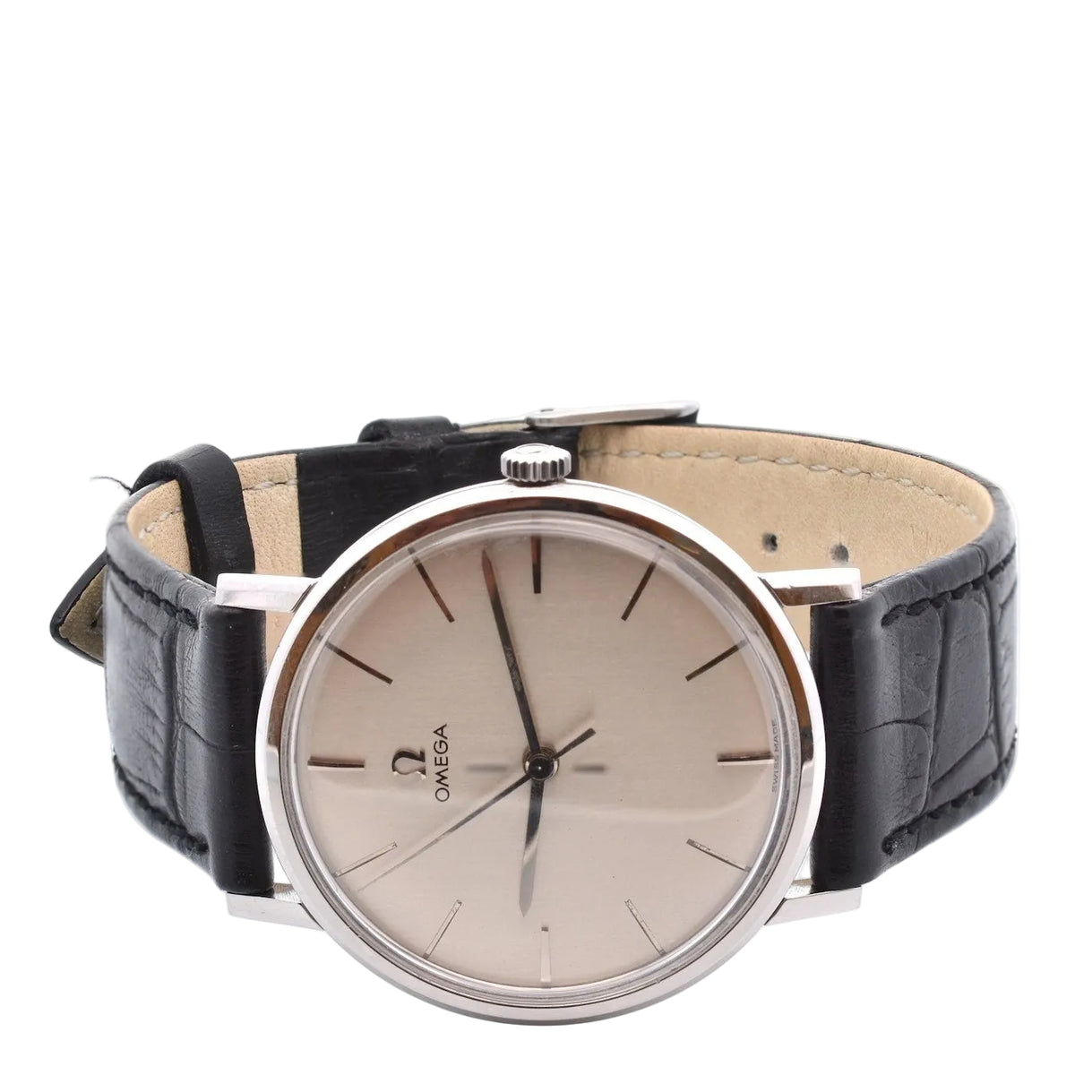 Montre Omega mécanique en acier