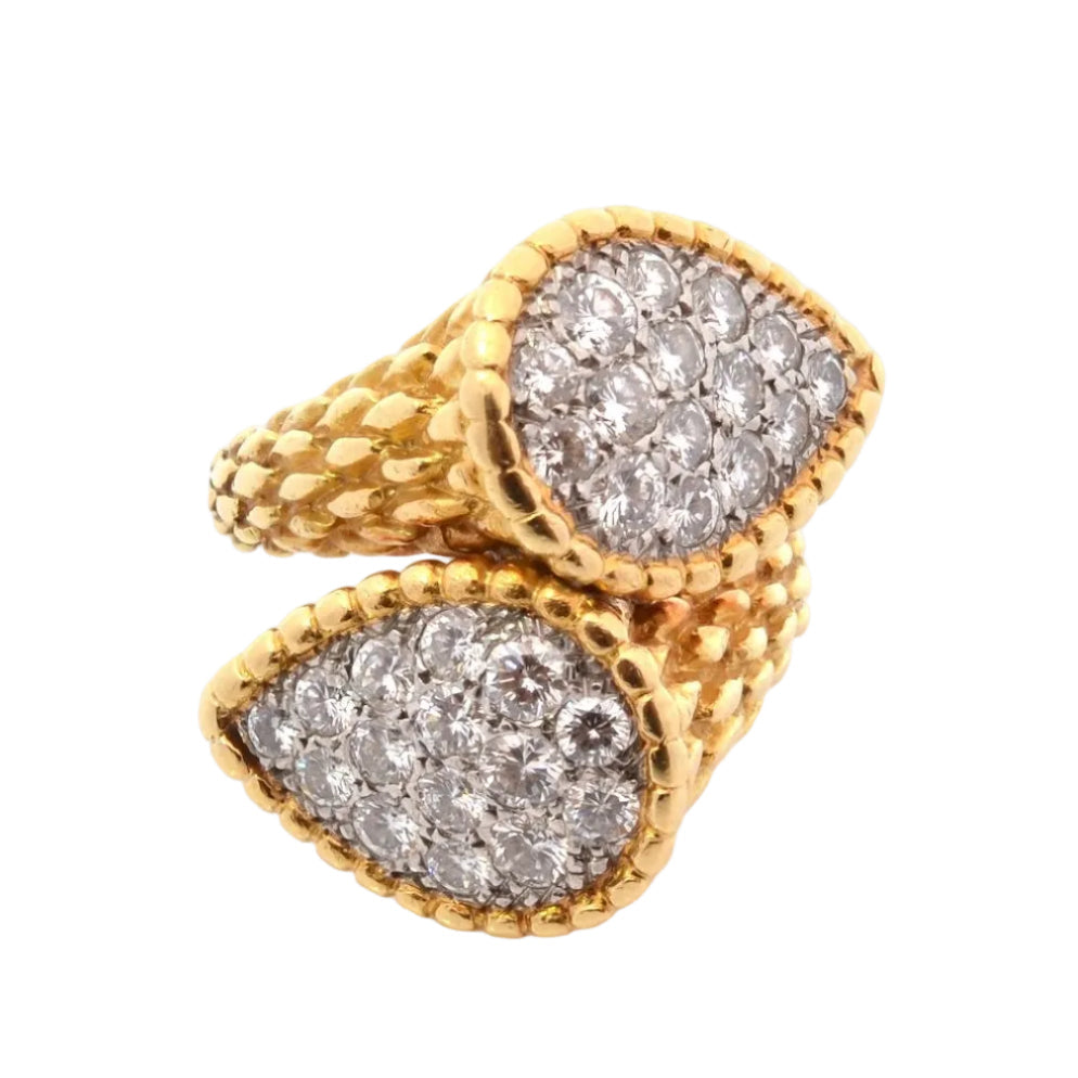 Bague Boucheron Bohème diamants en or