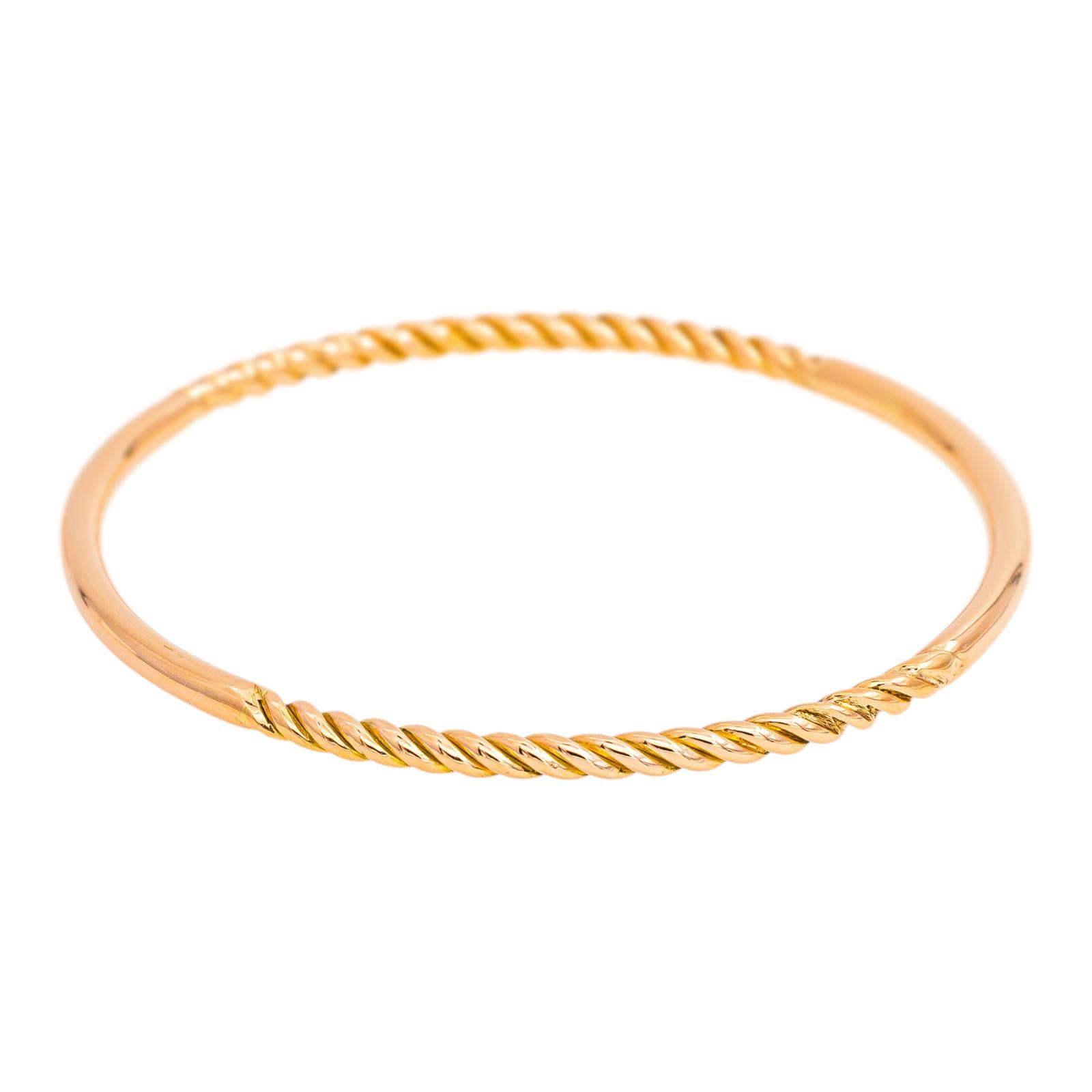 Bracelet Jonc Or rose