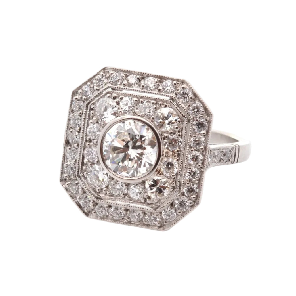 Bague diamant de 0,89ct I/VVS2