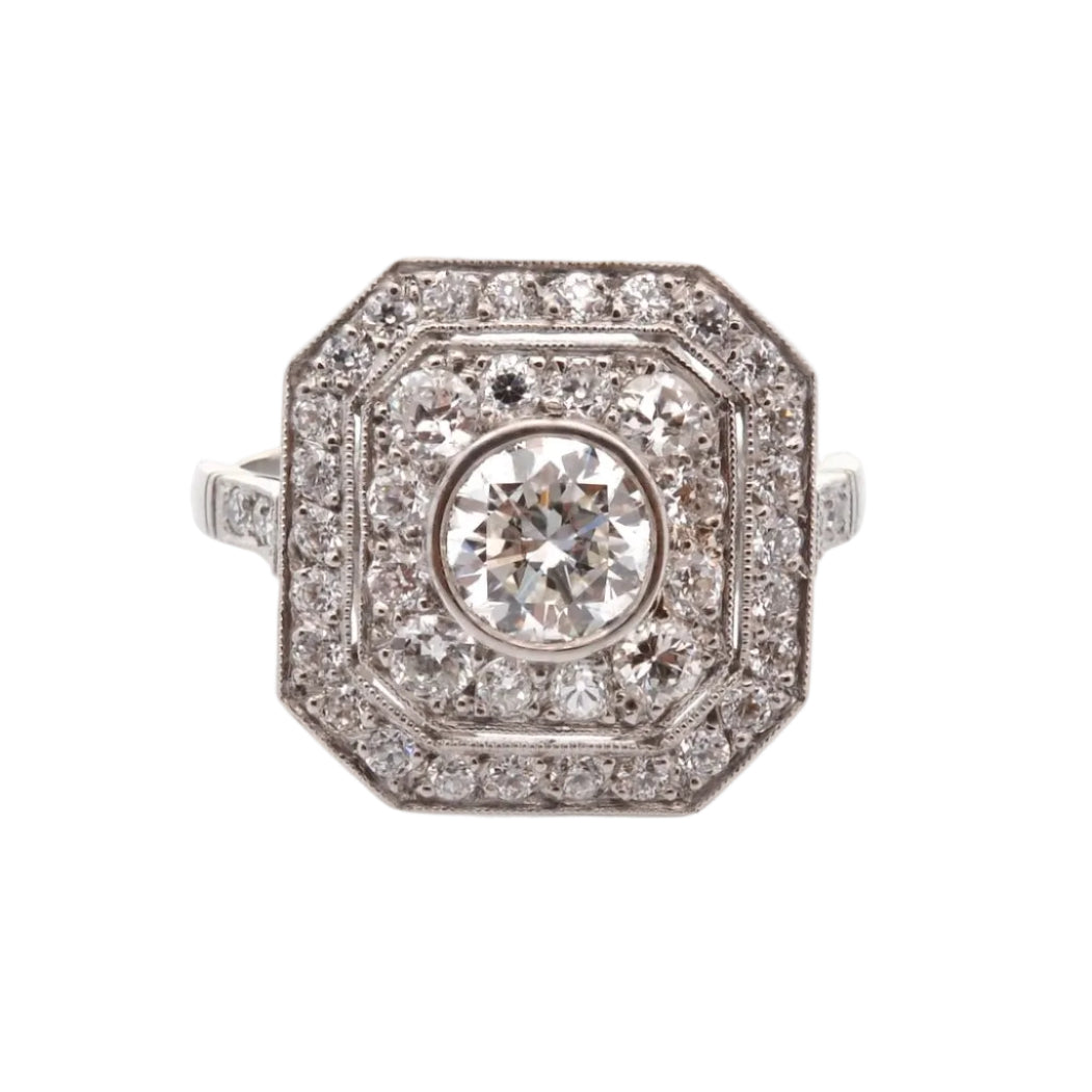 Bague diamant de 0,89ct I/VVS2