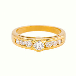 Bague Or jaune Diamant