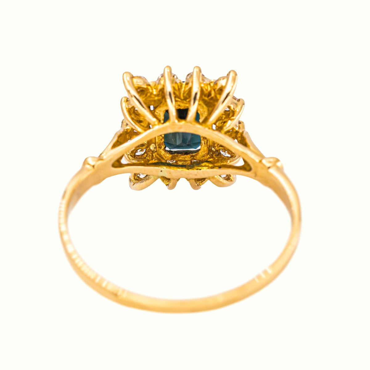 Bague Or jaune Saphir