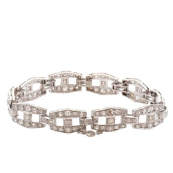 Bracelet art déco en diamants