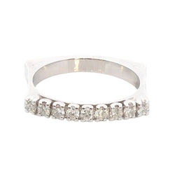 Bague diamants en or 18k