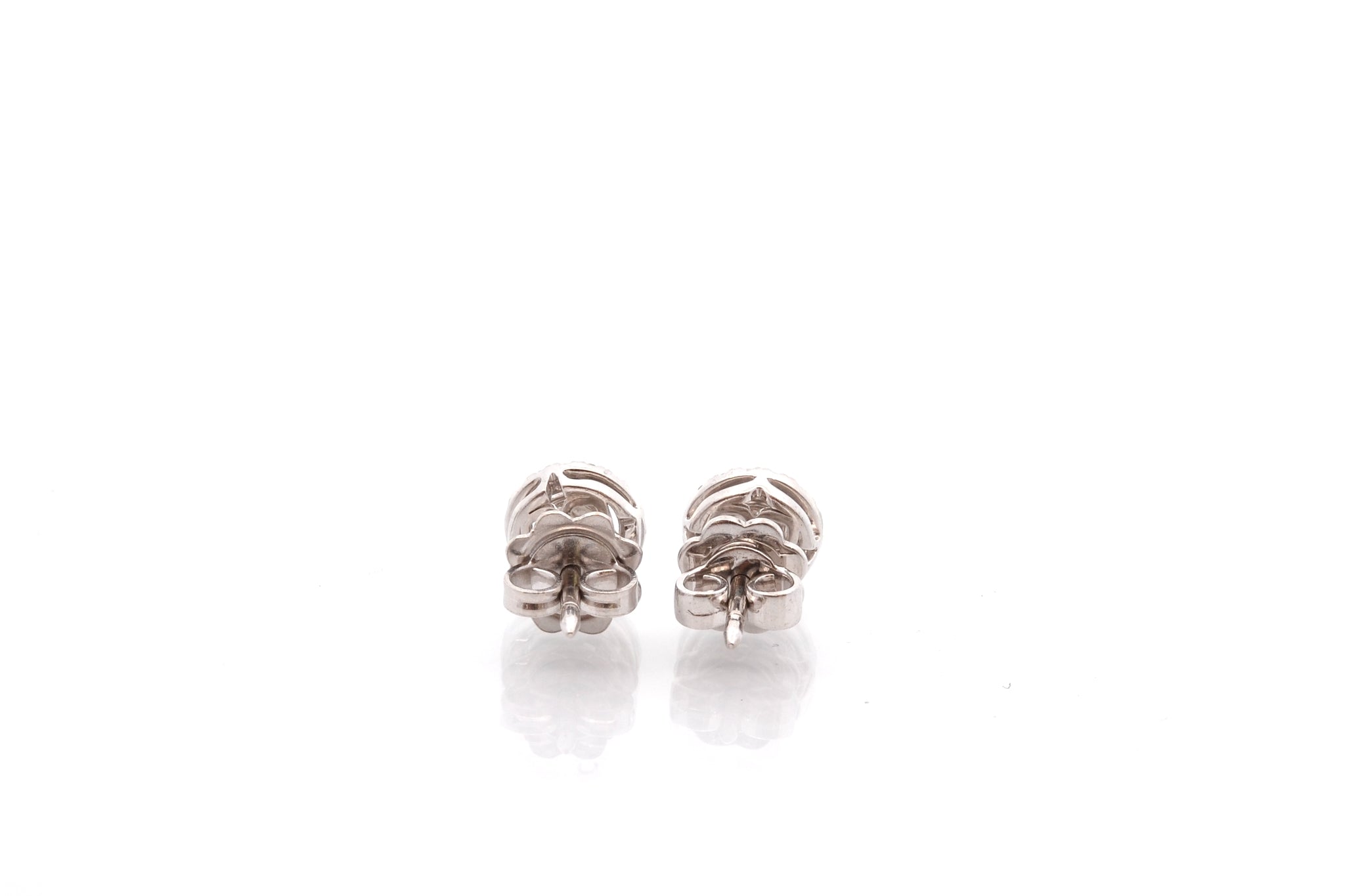 Boucles d'oreilles en diamants en or