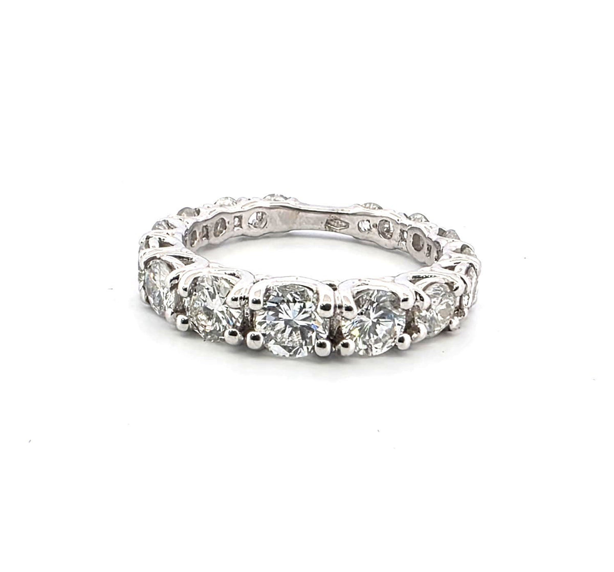 Bague Alliance en or blanc et diamants