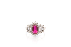 Bague rubis Birman non chauffé de 2,16cts