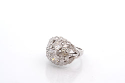 Bague vintage diamants des années 1950