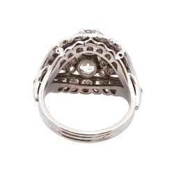 Bague vintage diamants des années 1950