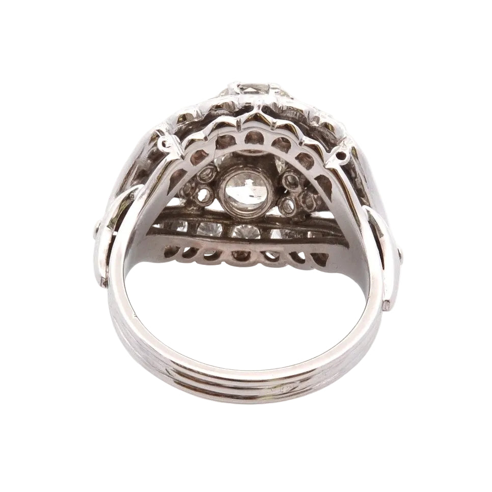 Bague vintage diamants des années 1950