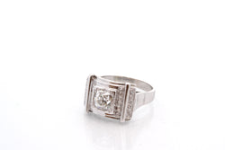 Bague vintage diamants en or