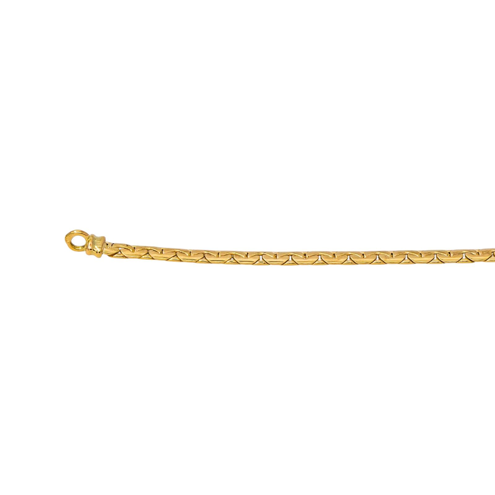 Collier Maille haricot Or jaune