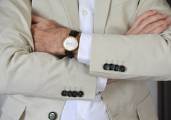 Montre VACHERON & CONSTANTIN en or jaune et cuir