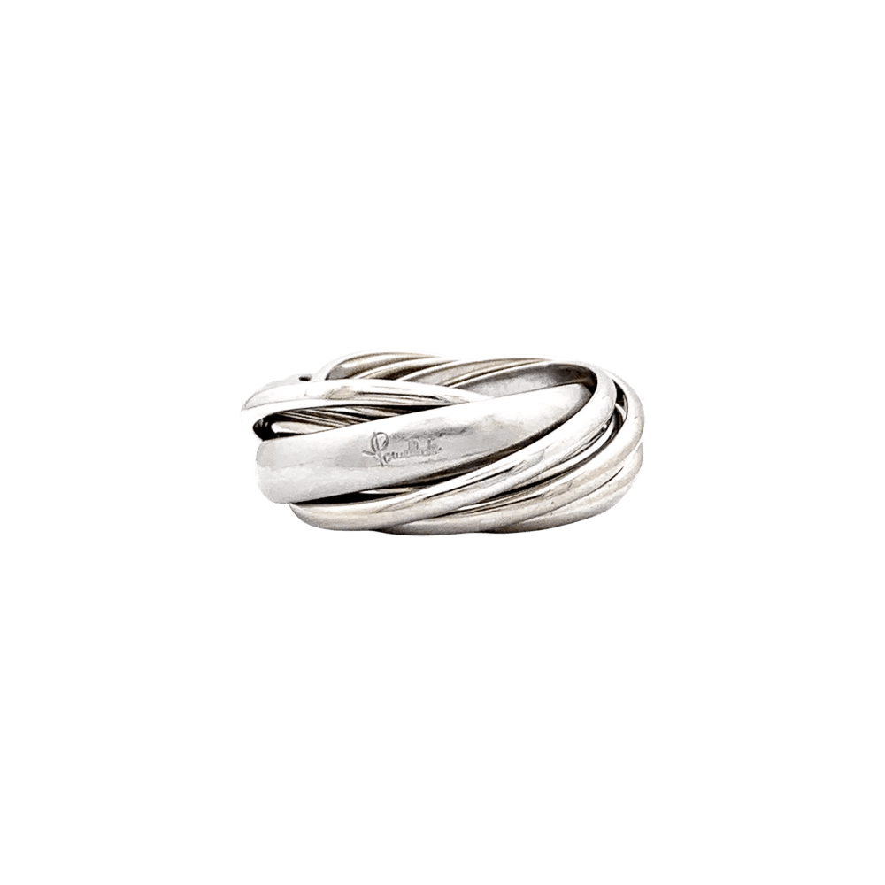Bague Pomellato,"Mille cercles", or blanc.