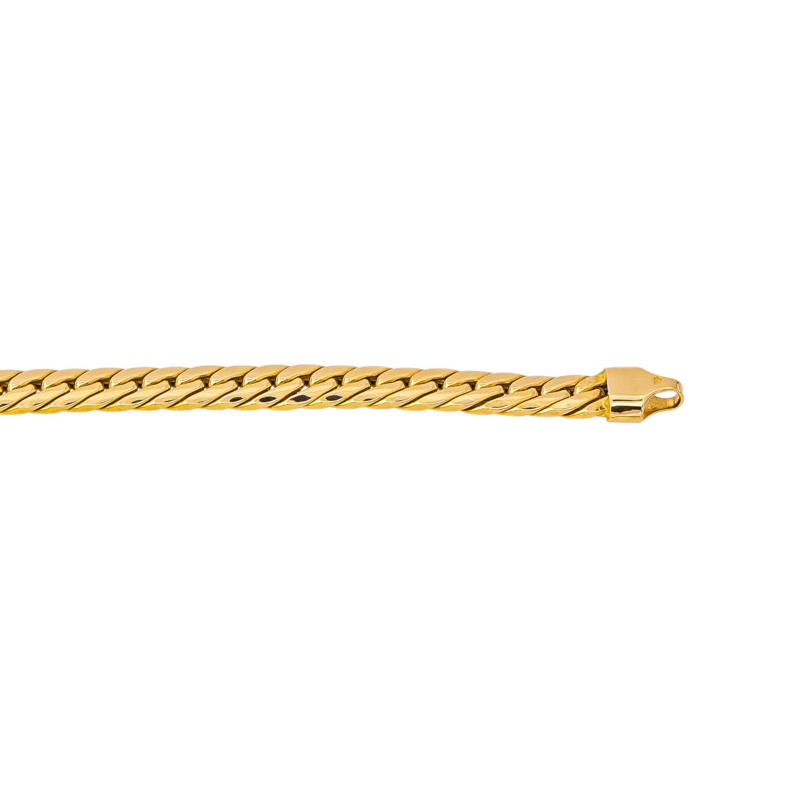 Collier Maille gourmette Or jaune