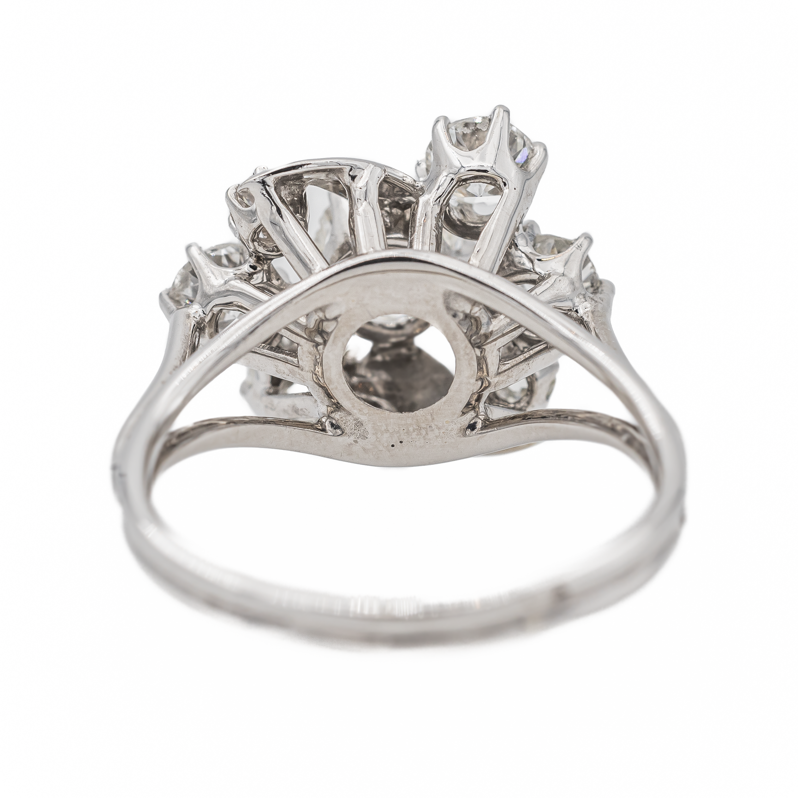 Bague Marguerite Or blanc Diamant