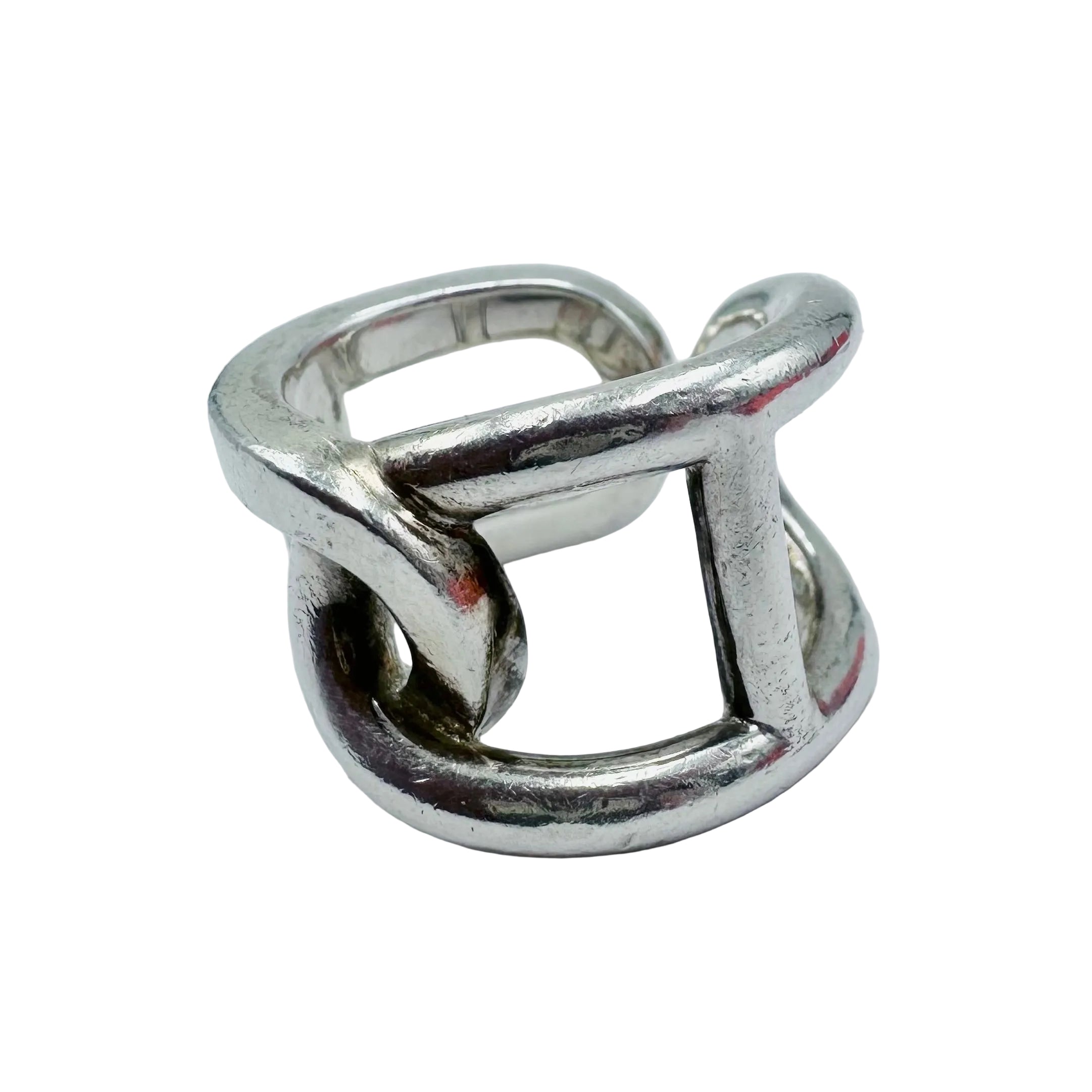 Bague HERMÈS "Cythère" en argent