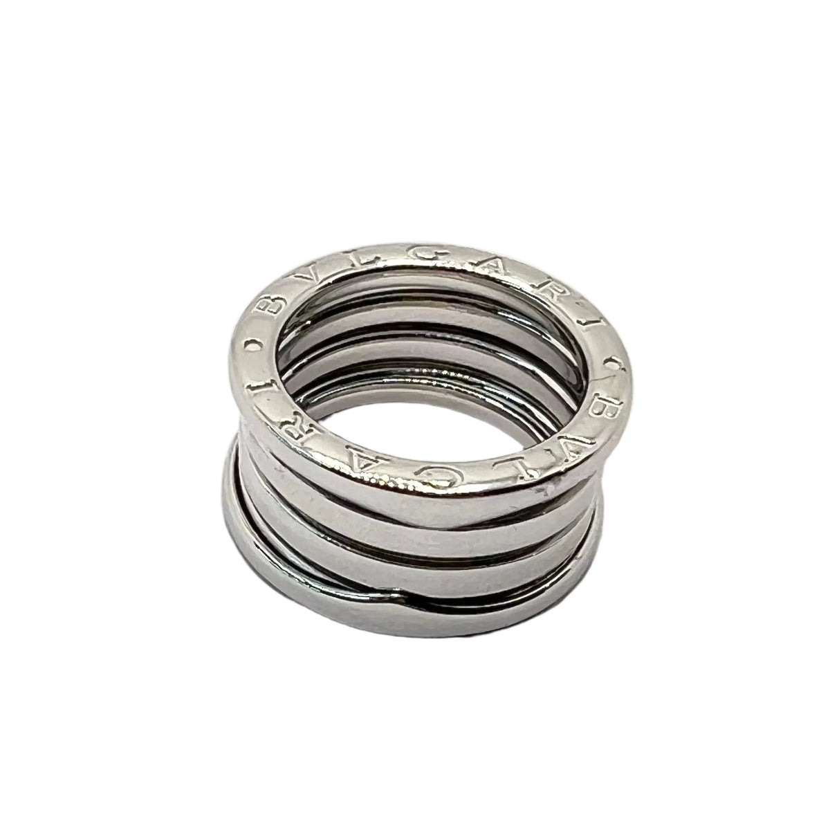 Bague Bandeau BULGARI "B.Zéro" en or blanc