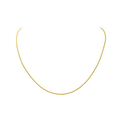 Collier Maille corde Or jaune