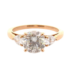 Bague Trilogie en or jaune et diamants