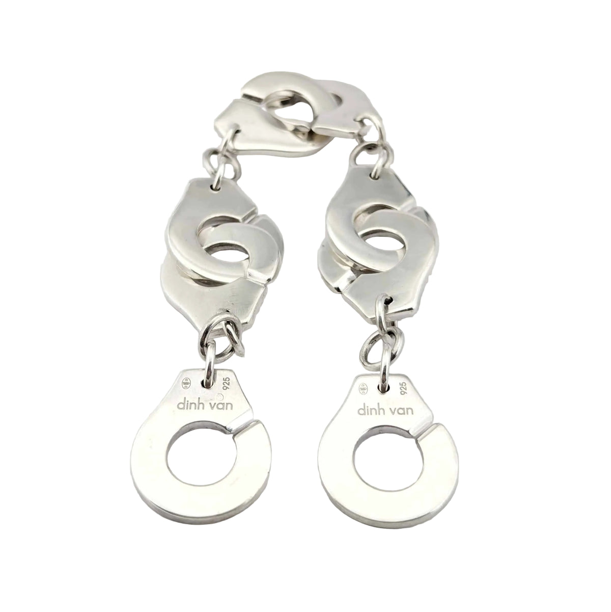 Bracelet Maille DINH VAN "Menottes R20" en argent