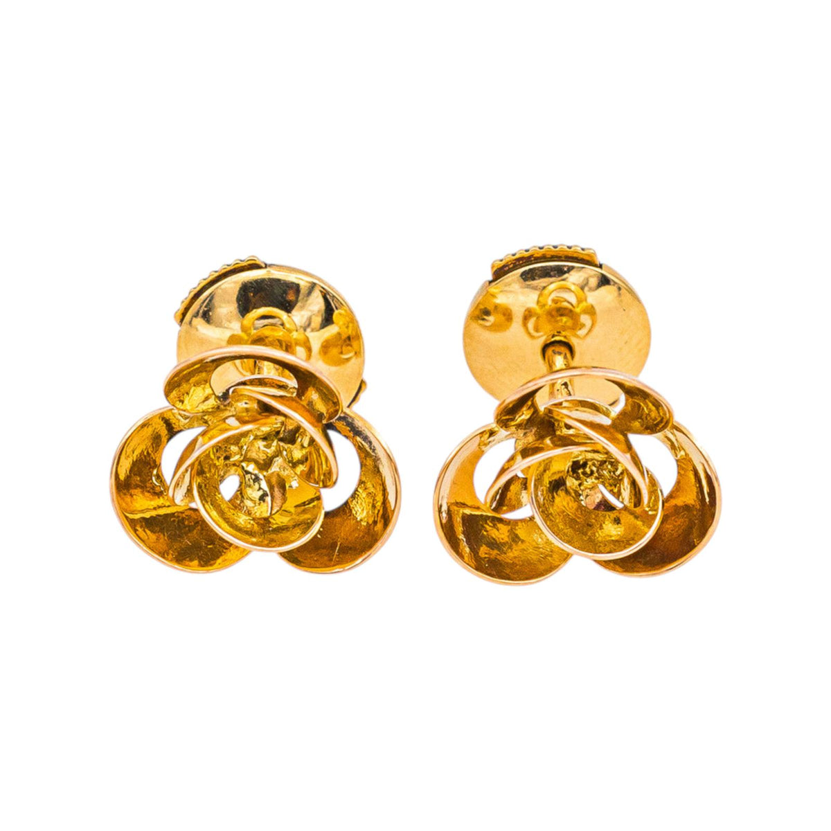 Boucles d'oreilles Puces Or rose