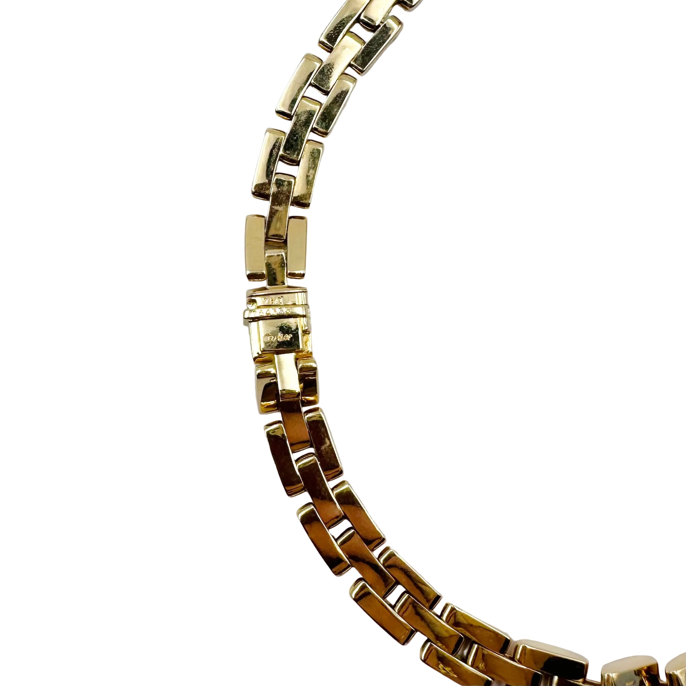 Collier Maille CARTIER "Panthère" en or jaune et diamants