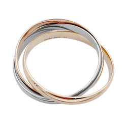 Bracelet Cartier, "Trinity", trois ors.