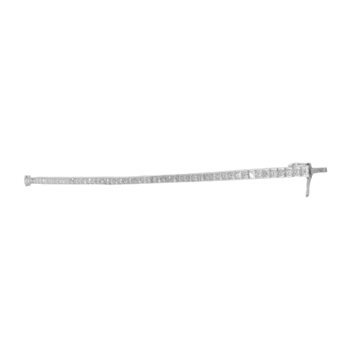 Bracelet Ligne en or blanc et diamants