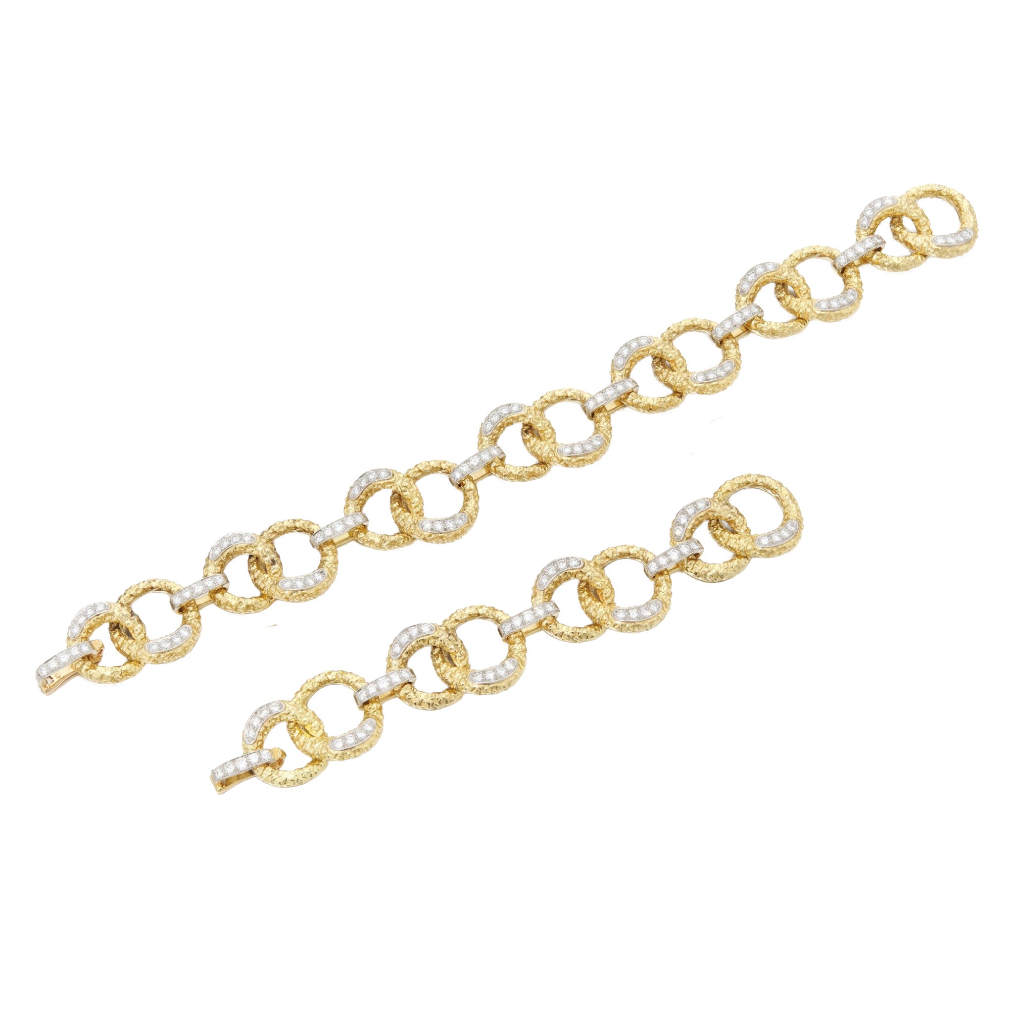 Collier M. GERARD en or jaune, platine et diamants