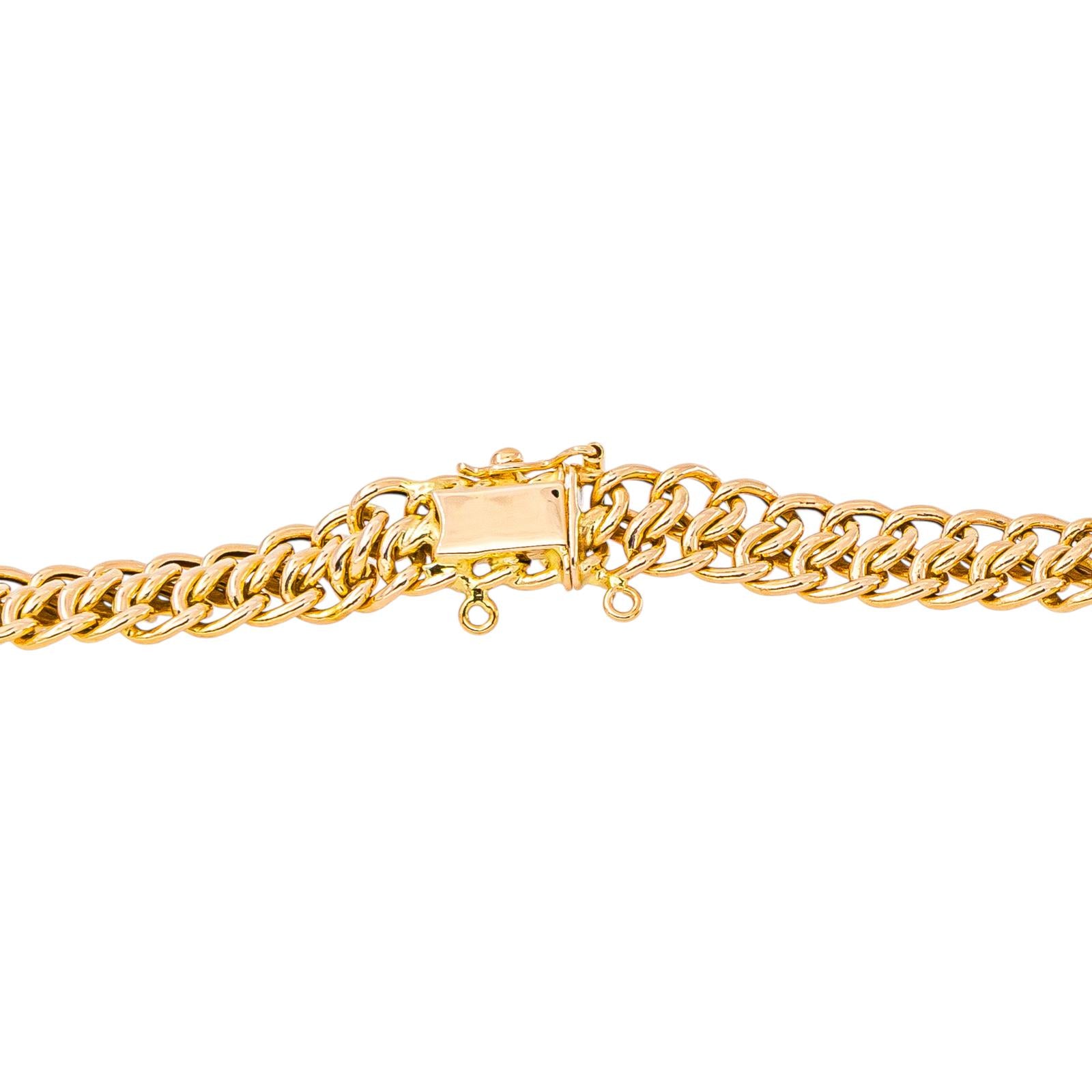 Collier Maille en or rose